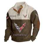 Performance Roadster Men's Stand Up Collar Base Shirt CAR480 - Brown