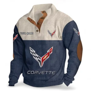 High-Performance Coupe Men's Stand Up Collar Base Shirt CAR480 - Navy Blue