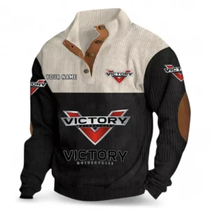 Classic Motorcycle Men's Stand Up Collar Base Shirt CAR480 - Black