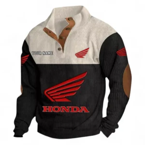 Motorcycle Men's Stand Up Collar Base Shirt CAR480 - Black