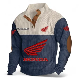 Sport Bike Men's Stand Up Collar Base Shirt CAR480 - Navy Blue