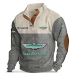 Retro Coupe Men's Stand Up Collar Base Shirt CAR480 - Gray