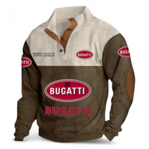 Million-Dollar Car Men's Stand Up Collar Base Shirt CAR480 - Brown
