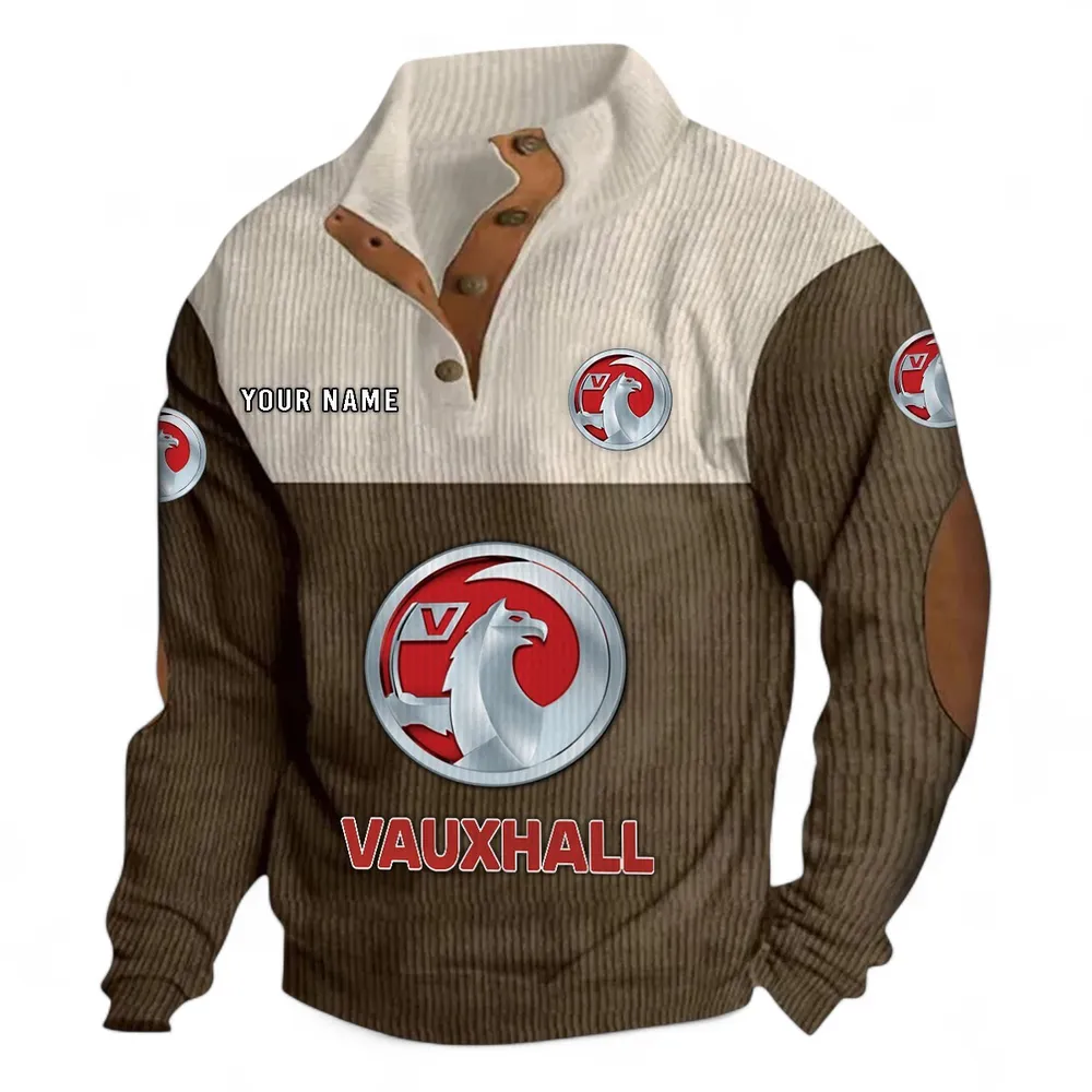 Urban Vehicle Men's Stand Up Collar Base Shirt CAR480 - Brown