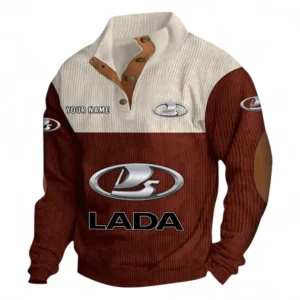 Hatchback Men's Stand Up Collar Base Shirt CAR480 - Dark Red