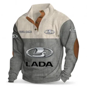 Sedan Men's Stand Up Collar Base Shirt CAR480 - Gray