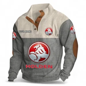 Utility Vehicle (Ute) Men's Stand Up Collar Base Shirt CAR480 - Gray