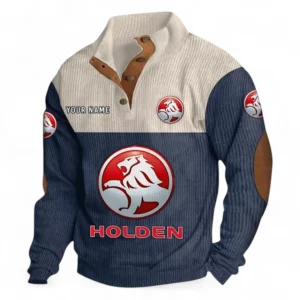 Family Sedan Men's Stand Up Collar Base Shirt CAR480 - Navy Blue