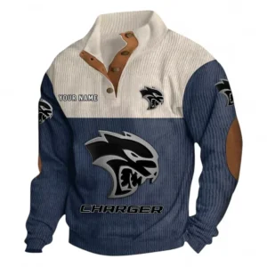 Performance Sedan Men's Stand Up Collar Base Shirt CAR480 - Navy Blue