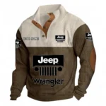 Rugged Terrain Auto Brand Men's Stand Up Collar Base Shirt CAR480 - Brown