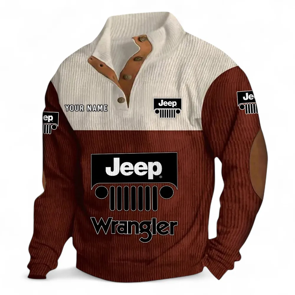 Trail-Ready SUV Men's Stand Up Collar Base Shirt CAR480 - Dark Red