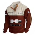 Adventure Vehicle Men's Stand Up Collar Base Shirt CAR480 - Dark Red