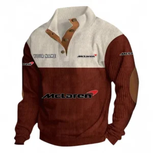 Exotic Sports Car Men's Stand Up Collar Base Shirt CAR480 - Dark Red