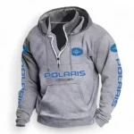 Trail Explorer Casual Stand Up Collar Hoodie CAR481 - Light Grey