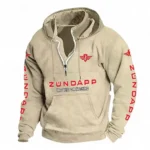 Old-School Cruiser Casual Stand Up Collar Hoodie CAR481 - Off White