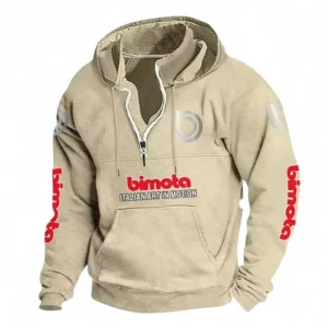 Exotic Road Racer Casual Stand Up Collar Hoodie CAR481 - Off White