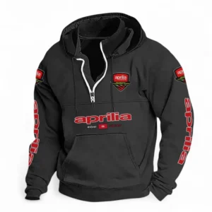 Sportbike Casual Stand Up Collar Hoodie CAR481 - Black