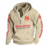 Adventure Cruiser Casual Stand Up Collar Hoodie CAR481 - Off White