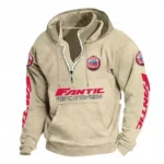 Performance Off-Roader Casual Stand Up Collar Hoodie CAR481 - Off White