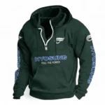 Touring Motorbike Casual Stand Up Collar Hoodie CAR481 - Dark Green