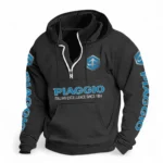 Scooter Casual Stand Up Collar Hoodie CAR481 - Black