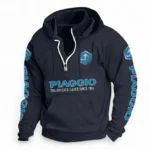 Urban Commuter Bike Casual Stand Up Collar Hoodie CAR481 - Dark Blue