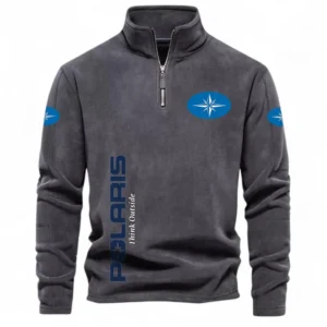 Extreme Terrain Machine Half Zip Stand Up Collar Hoodie CAR484 - Dark Gray