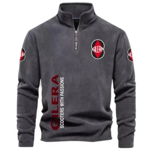 Speedy Commuter Half Zip Stand Up Collar Hoodie CAR484 - Dark Gray