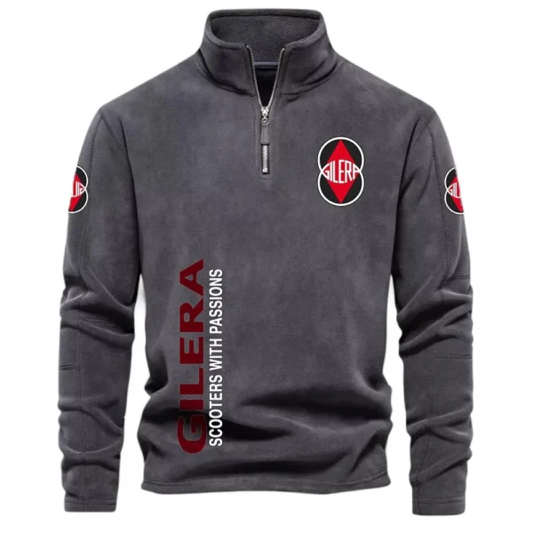 Speedy Commuter Half Zip Stand Up Collar Hoodie CAR484 - Dark Gray