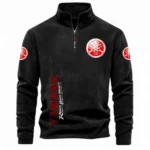 Performance Bike Half Zip Stand Up Collar Hoodie CAR484 - Black