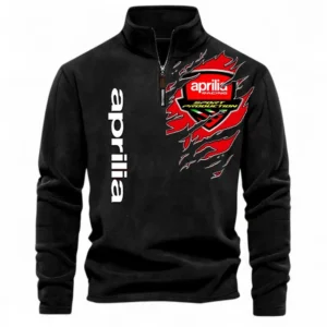 Sportbike Half Zip Stand Up Collar Hoodie CAR485 - Black