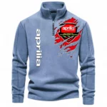 Performance Bike Half Zip Stand Up Collar Hoodie CAR485 - Light Blue