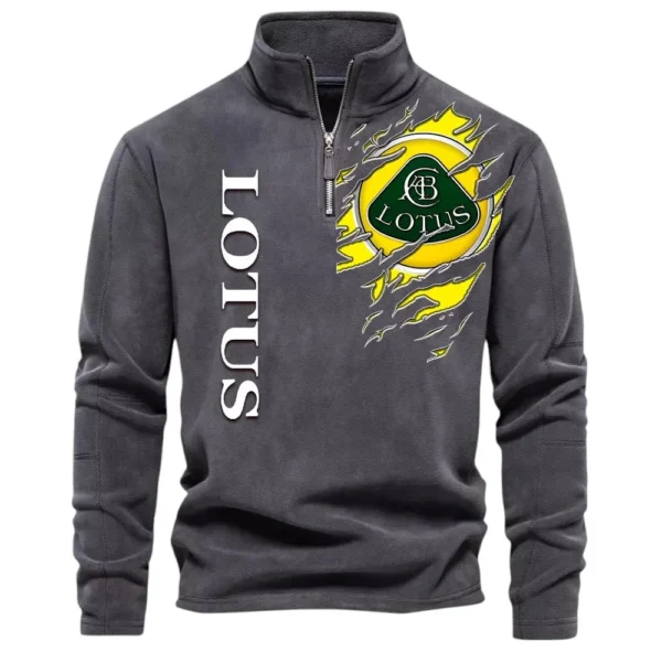 Performance Coupe Half Zip Stand Up Collar Hoodie CAR486 - Dark Gray