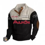Modern Design Coupe Men's Stand Up Collar Base Shirt CAR487 - Black
