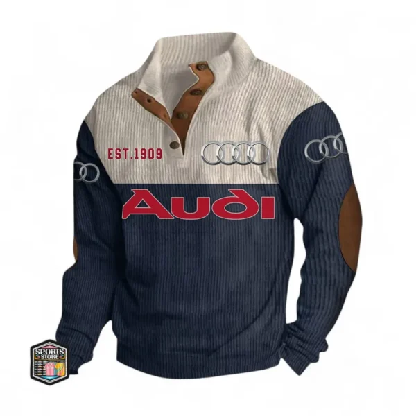 Precision Performance Vehicle Men's Stand Up Collar Base Shirt CAR487 - Navy Blue