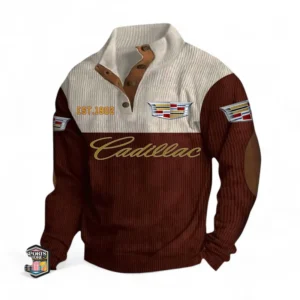 Elegant Touring Car Men's Stand Up Collar Base Shirt CAR487 - Dark Red