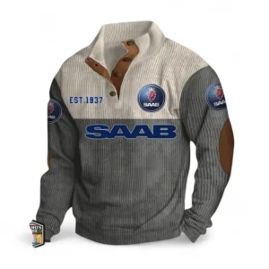 Executive Hatchback Men's Stand Up Collar Base Shirt CAR487 - Gray