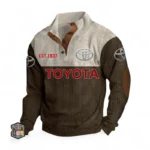 Family Vehicle Men's Stand Up Collar Base Shirt CAR487 - Brown