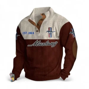 Fastback Coupe Men's Stand Up Collar Base Shirt CAR487 - Dark Red