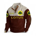 High-Performance Coupe Men's Stand Up Collar Base Shirt CAR487 - Dark Red