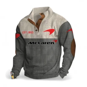 Performance Coupe Men's Stand Up Collar Base Shirt CAR487 - Gray