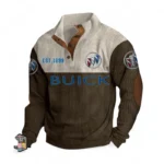 Upscale Daily Driver Men's Stand Up Collar Base Shirt CAR487 - Brown