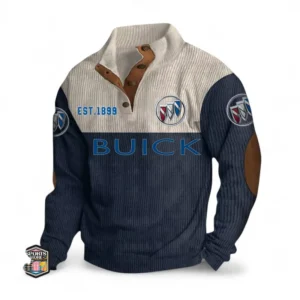 Compact SUV Men's Stand Up Collar Base Shirt CAR487 - Navy Blue