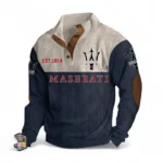 High-Performance Vehicle Men's Stand Up Collar Base Shirt CAR487 - Navy Blue