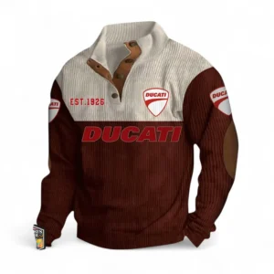 Precision Racer Men's Stand Up Collar Base Shirt CAR487 - Dark Red
