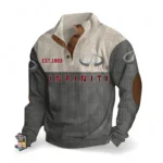 Stylish Ride Men's Stand Up Collar Base Shirt CAR487 - Gray