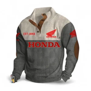 Adventure Motorbike Men's Stand Up Collar Base Shirt CAR487 - Gray