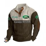 Adventure SUV Company Men's Stand Up Collar Base Shirt CAR487 - Brown