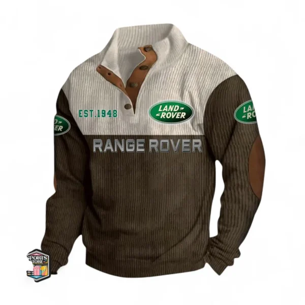 Adventure SUV Company Men's Stand Up Collar Base Shirt CAR487 - Brown