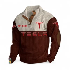Clean Energy Ride Men's Stand Up Collar Base Shirt CAR487 - Dark Red
